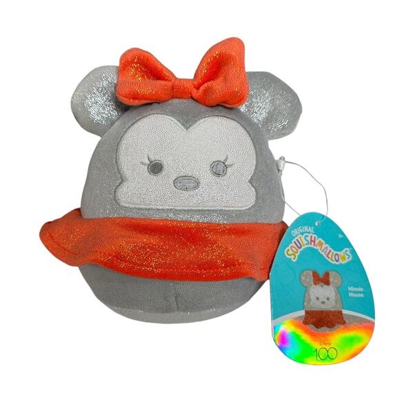 Squishmallows Disney 5 Inch Minnie Mouse Plush Stuffed Animal 100th Anniversary - Picture 1 of 7